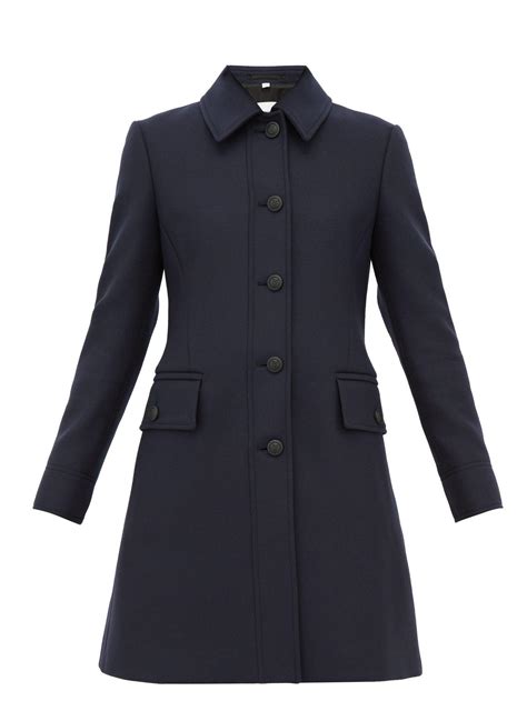 Burberry ANGUS 80143231 Women's Coat, Navy, 618: ABMHH 